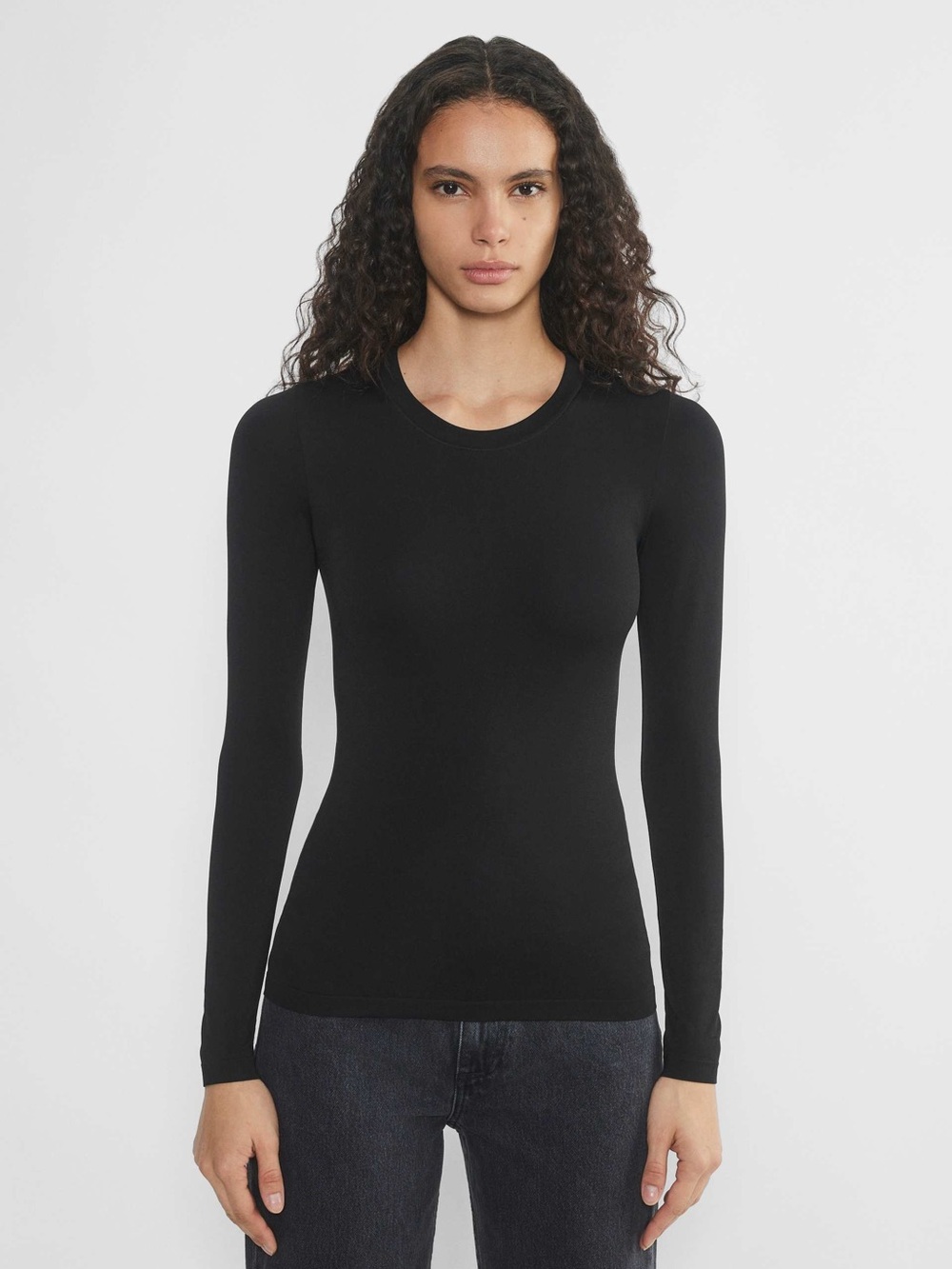 Aritzia Sunday Best Black Long Sleeve ‘SinchSeamless’ SIZE XS